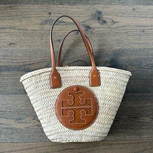 Tory Burch Ella Straw Basket Bag